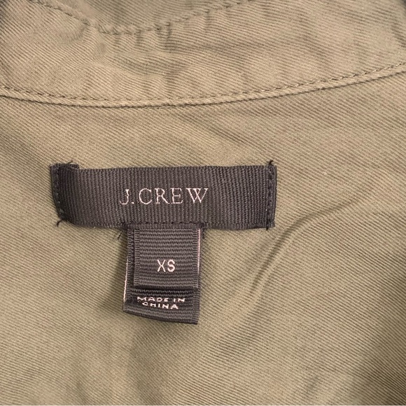 J Crew Green Button Up - XS - Picture 3 of 3